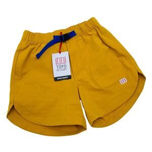 Topo Designs River shorts mustard